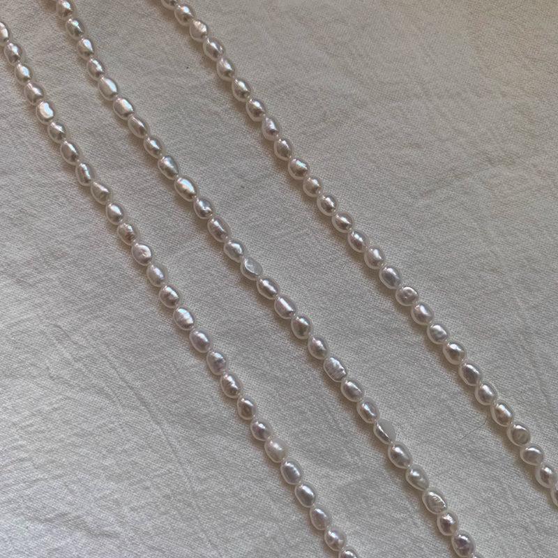 5A 3-12mm Oval nugget freshwater pearls