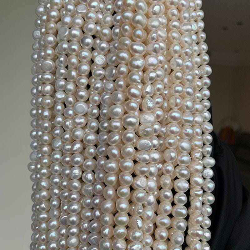 4A 3-12mm Round nugget freshwater pearls
