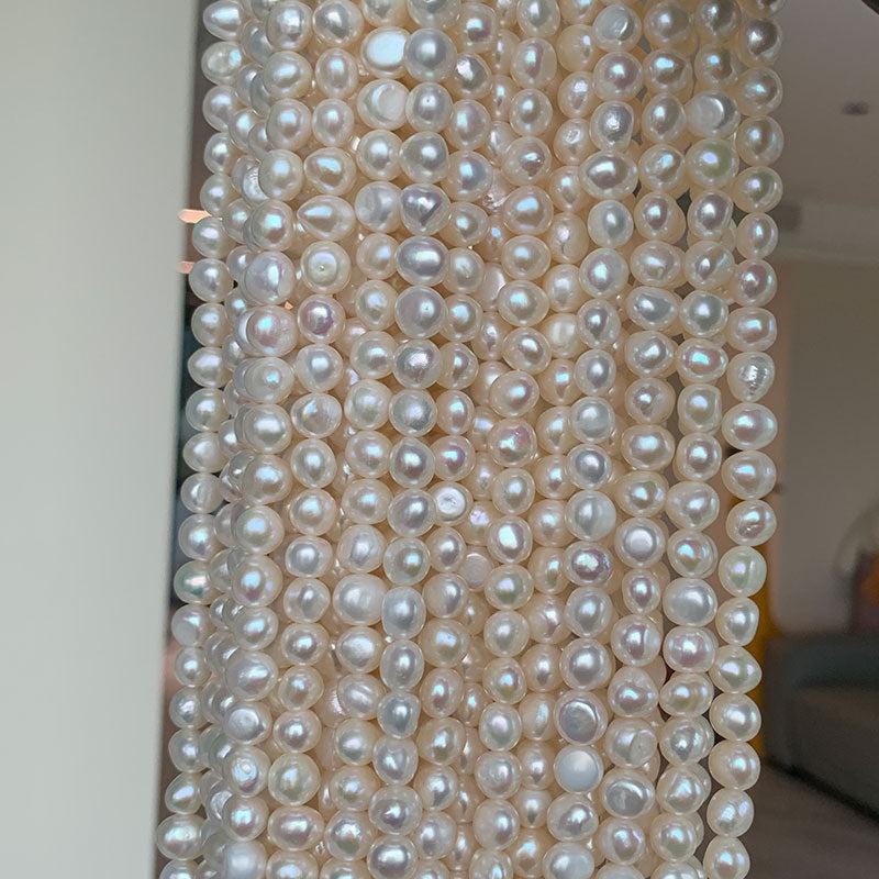 4A 3-12mm Round nugget freshwater pearls