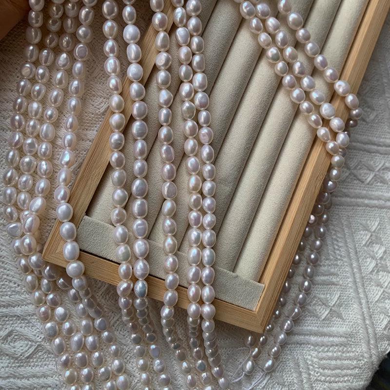 5A 3-12mm Oval nugget freshwater pearls
