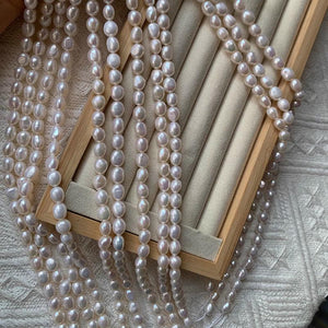 5A 3-12mm Oval nugget freshwater pearls