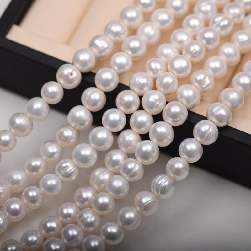 2A 3-12mm Round Freshwater Pearl Strand for DIY Jewelry Making