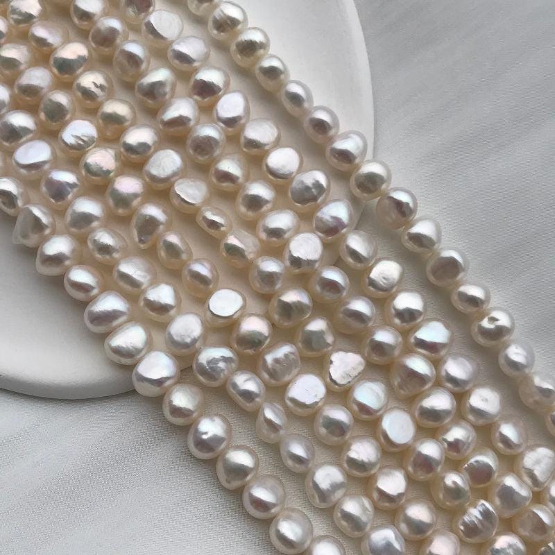 5A 3-12mm Round nugget freshwater pearls