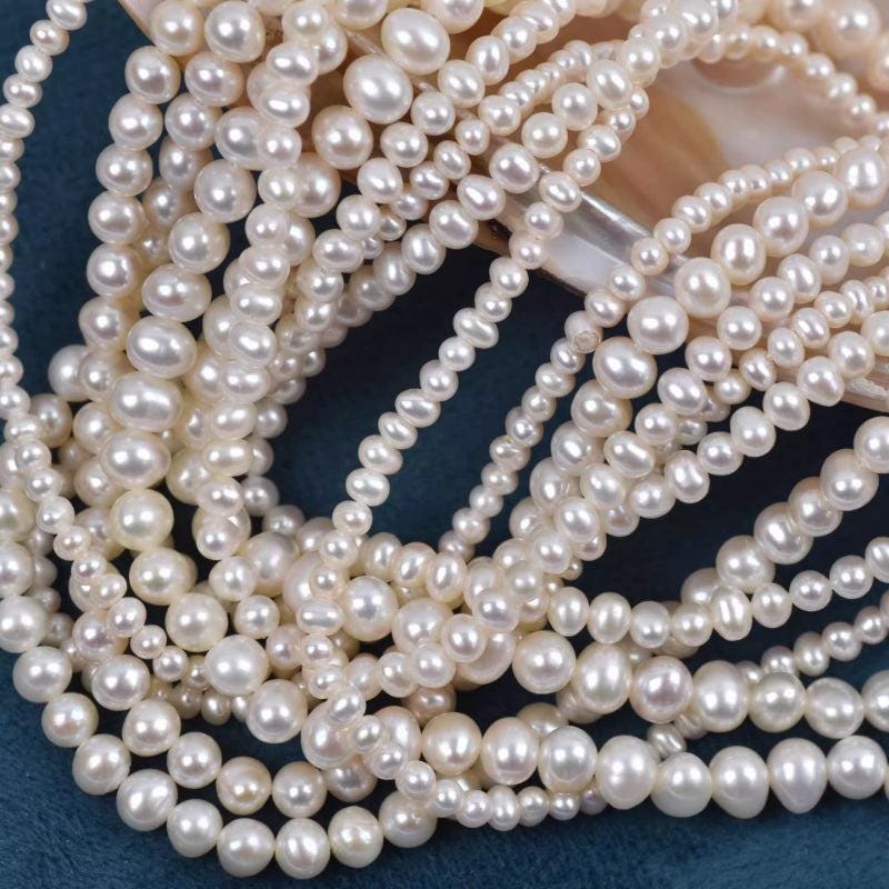 3A 3-12mm natural freshwater potato pearls