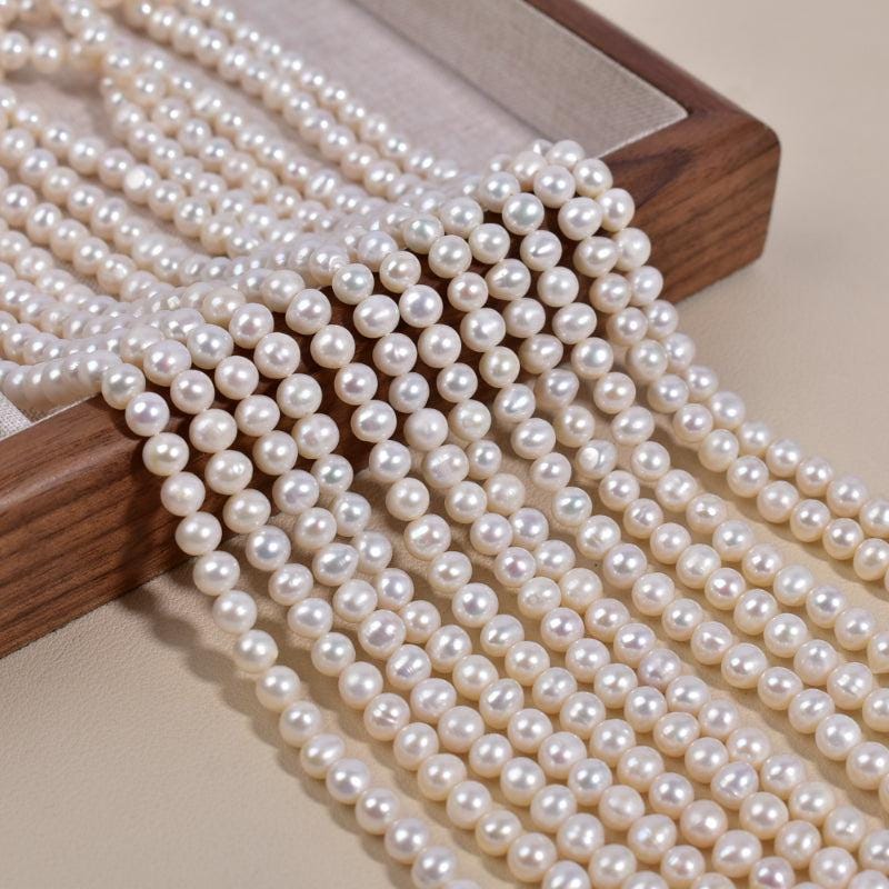 3A 3-12mm natural freshwater potato pearls