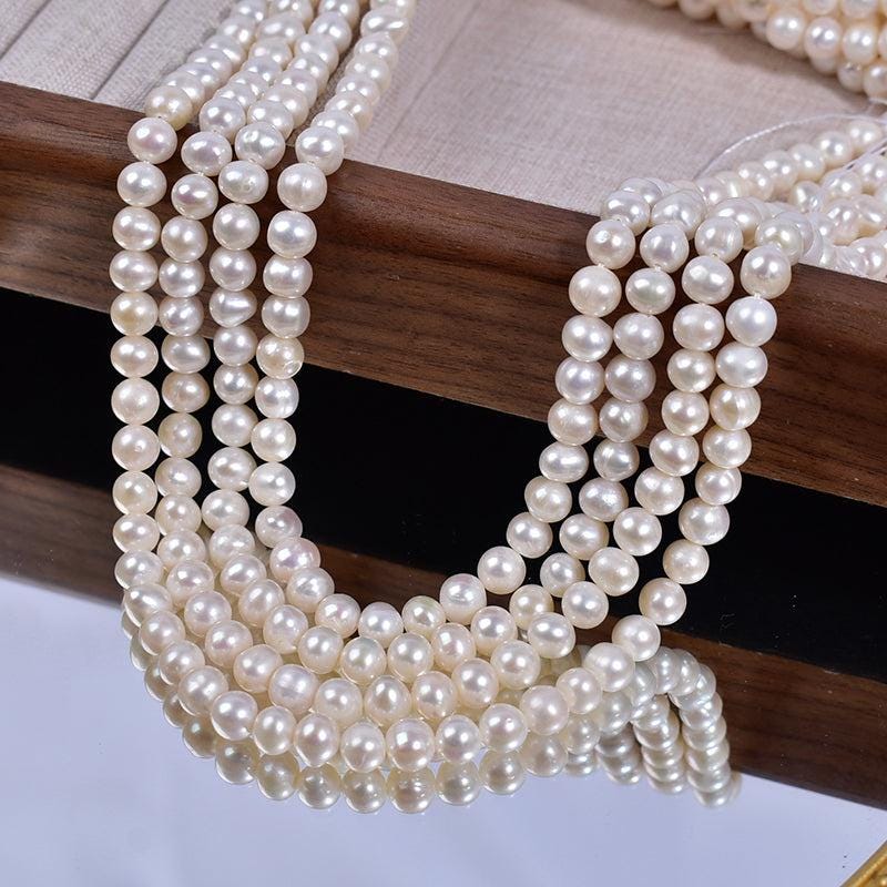 3A 3-12mm natural freshwater potato pearls