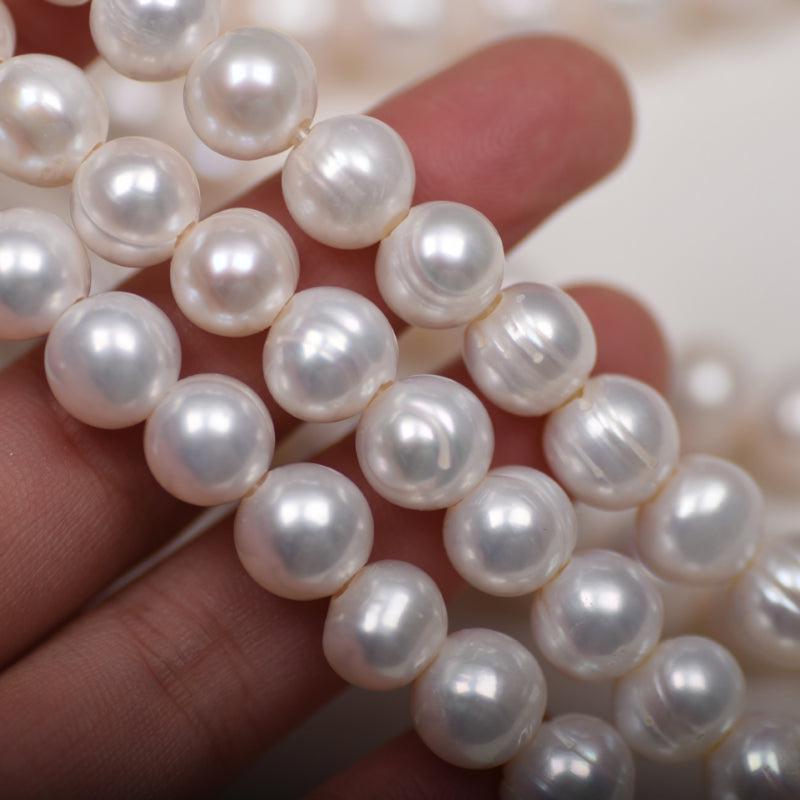 2A 3-12mm Round Freshwater Pearl Strand for DIY Jewelry Making