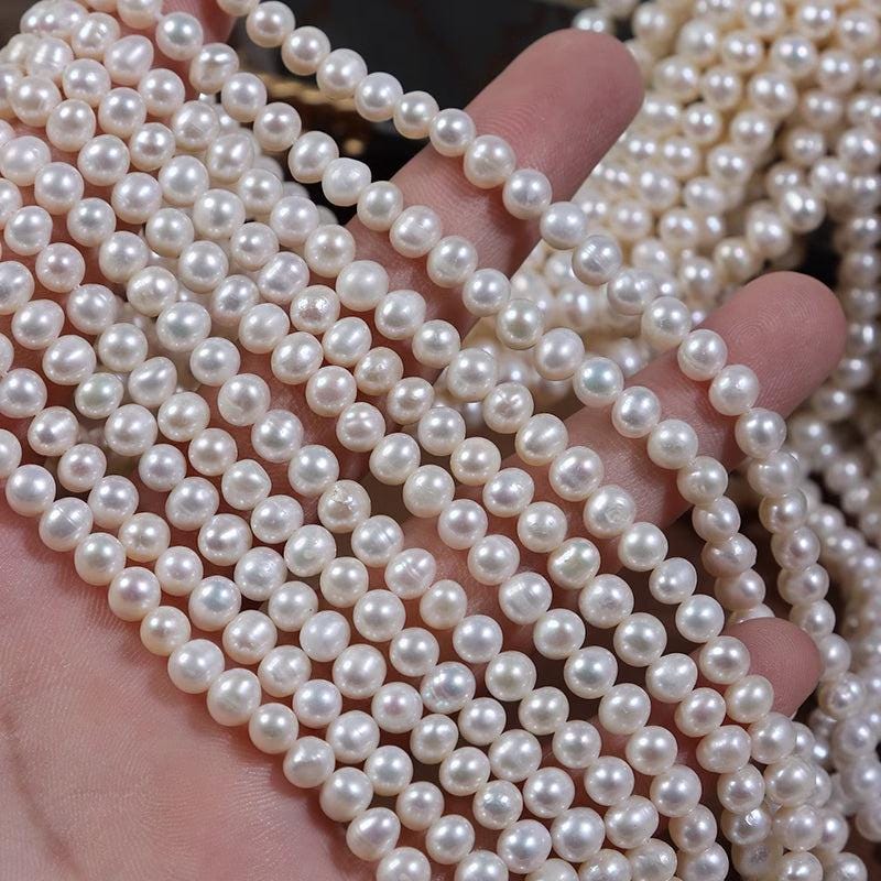 3A 3-12mm natural freshwater potato pearls