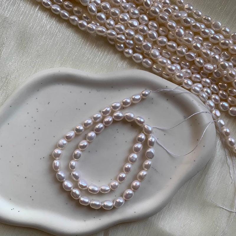5A 3-12mm Oval nugget freshwater pearls