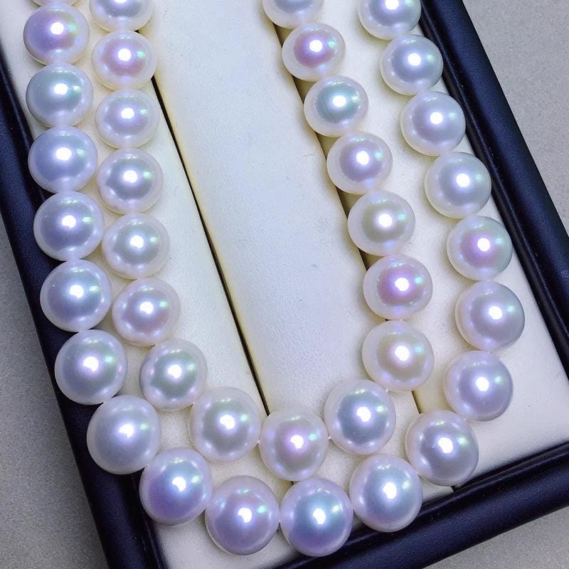 6A 3-12mm Round freshwater pearl strands