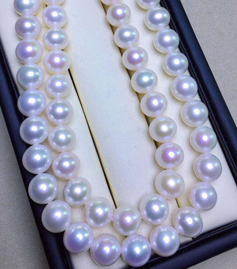 6A 3-12mm Round freshwater pearl strands