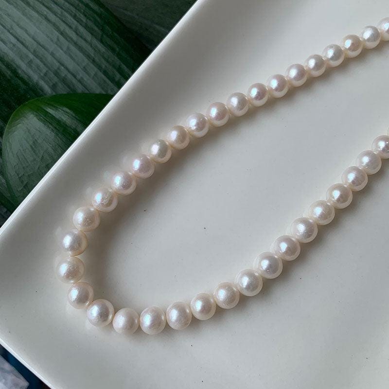 3A 3–12mm Round Freshwater Pearl Strands for Jewelry Making
