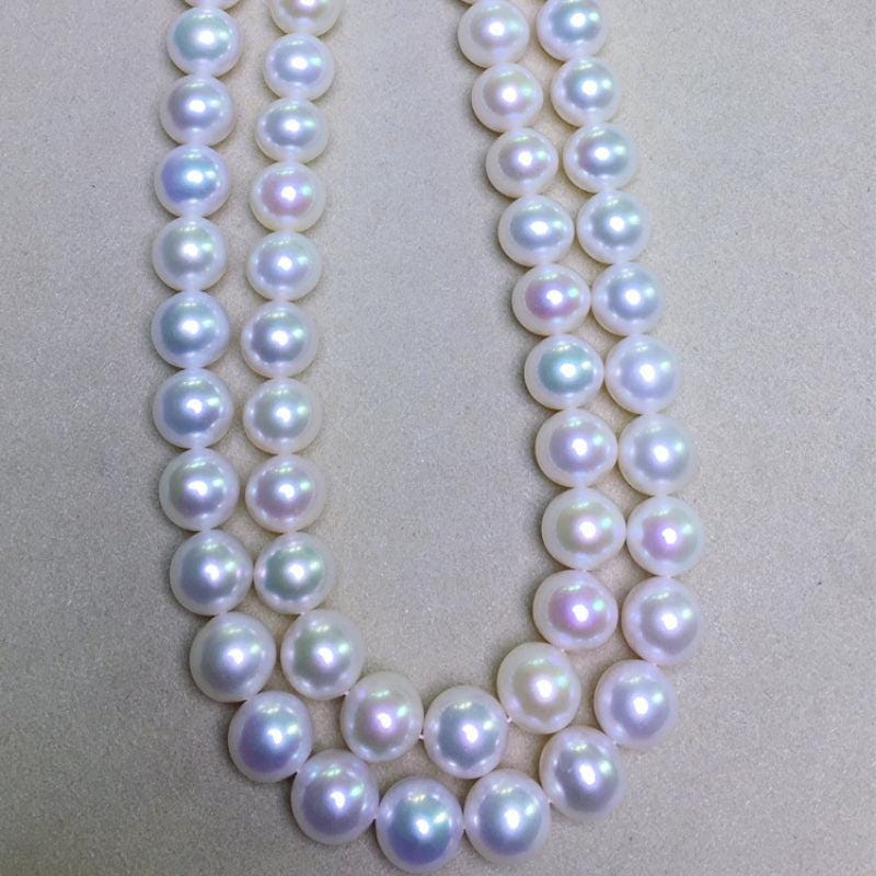 6A 3-12mm Round freshwater pearl strands