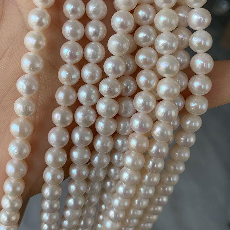 3A 3-12mm Round freshwater pearl strands