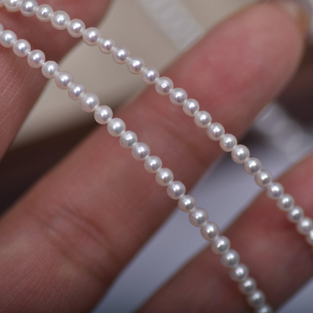 5A 2-12mm Round freshwater pearl strands