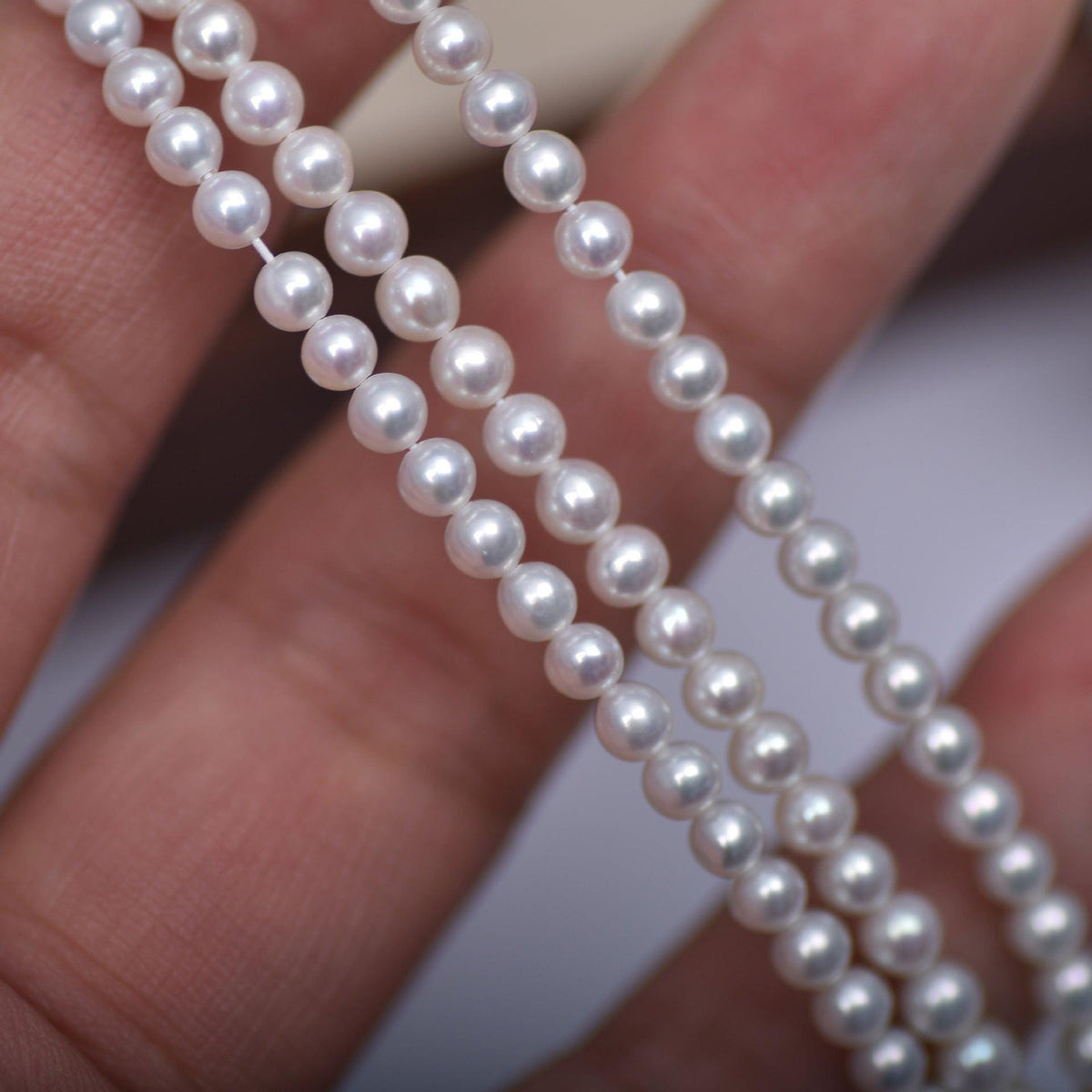 5A 2-12mm Round freshwater pearl strands