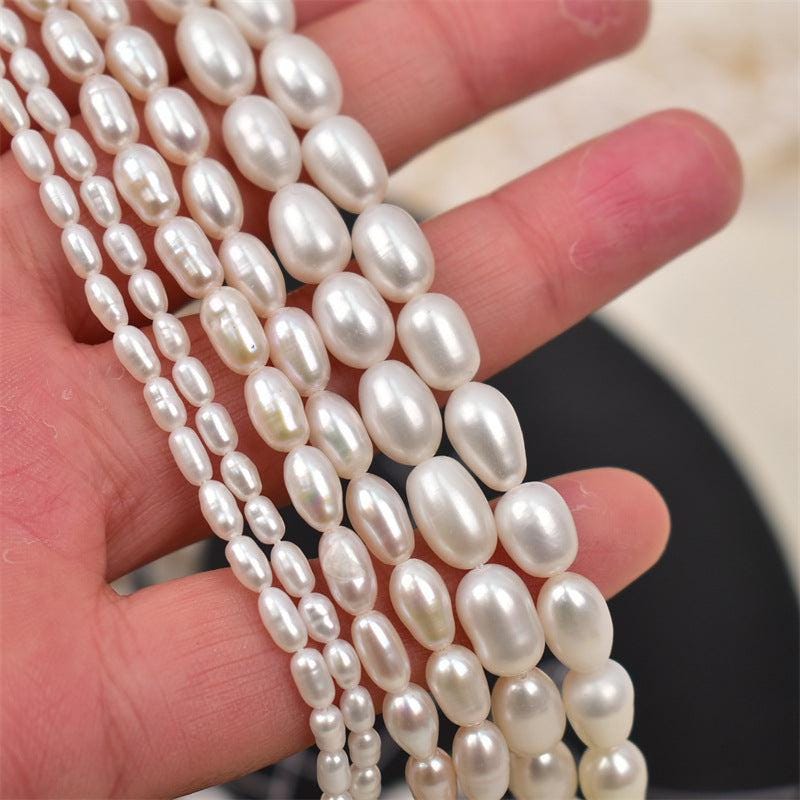 3A 2-9mm Natural freshwater rice pearls