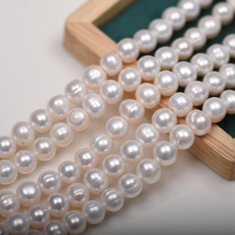 2A 3-12mm Round Freshwater Pearl Strand for DIY Jewelry Making
