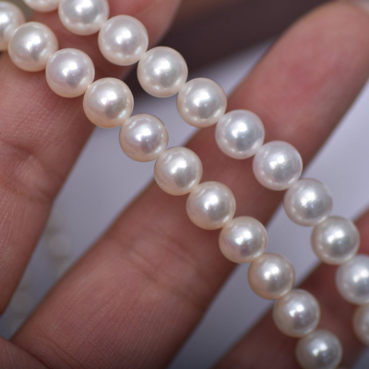 5A 2-12mm Round freshwater pearl strands