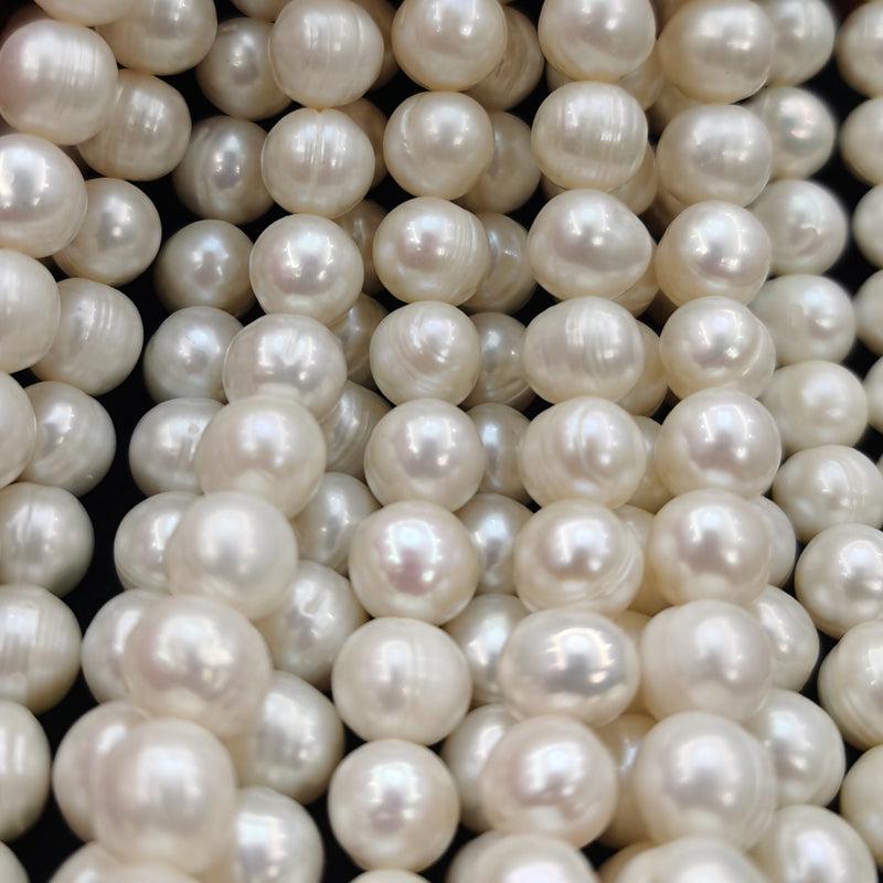 2A 3-12mm Round Freshwater Pearl Strand for DIY Jewelry Making