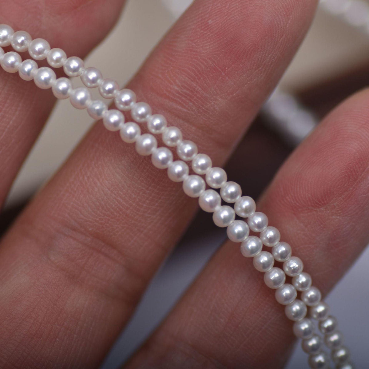 5A 2-12mm Round freshwater pearl strands