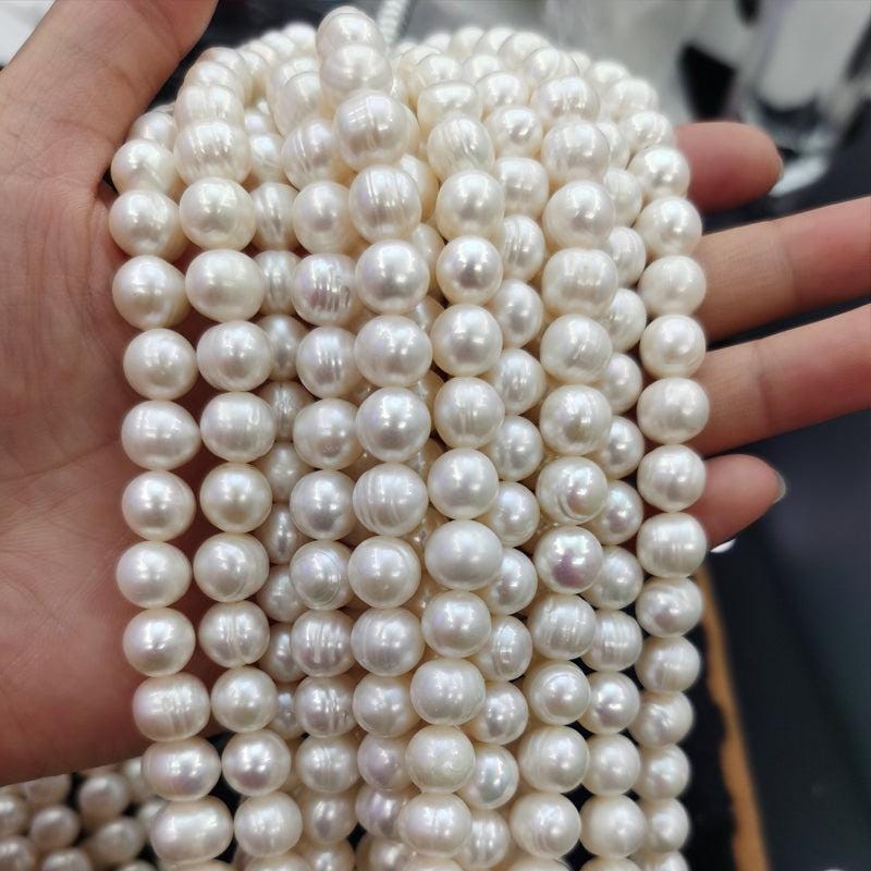 2A 3-12mm Round Freshwater Pearl Strand for DIY Jewelry Making