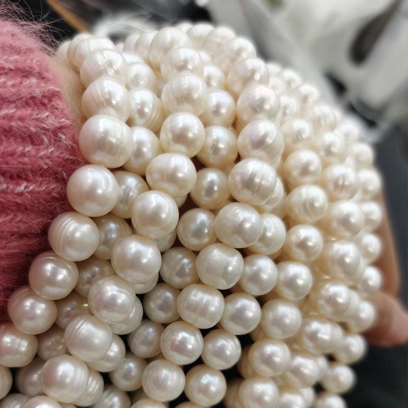 2A 3-12mm Round Freshwater Pearl Strand for DIY Jewelry Making