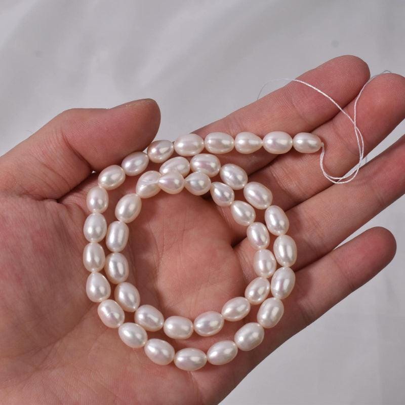 5A 2-9mm Natural freshwater rice pearls