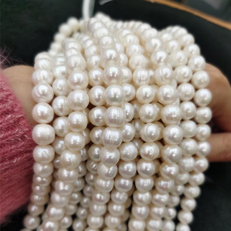2A 3-12mm Round Freshwater Pearl Strand for DIY Jewelry Making