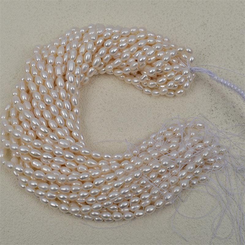 3A 2-9mm Natural freshwater rice pearls