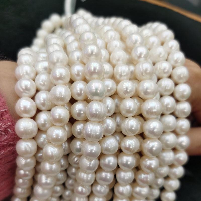 2A 3-12mm Round Freshwater Pearl Strand for DIY Jewelry Making