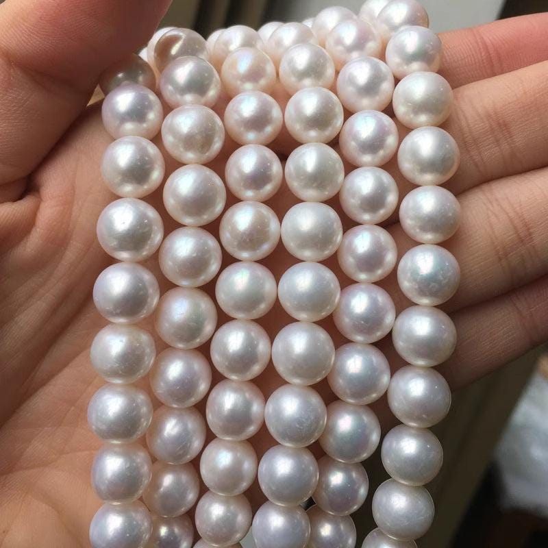 4A 3-12mm Round freshwater pearl strands