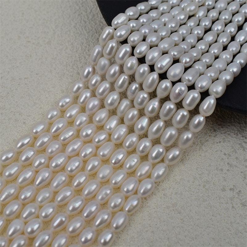 3A 2-9mm Natural freshwater rice pearls