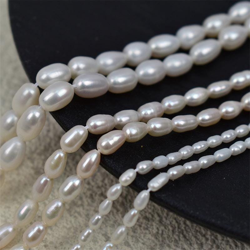 3A 2-9mm Natural freshwater rice pearls