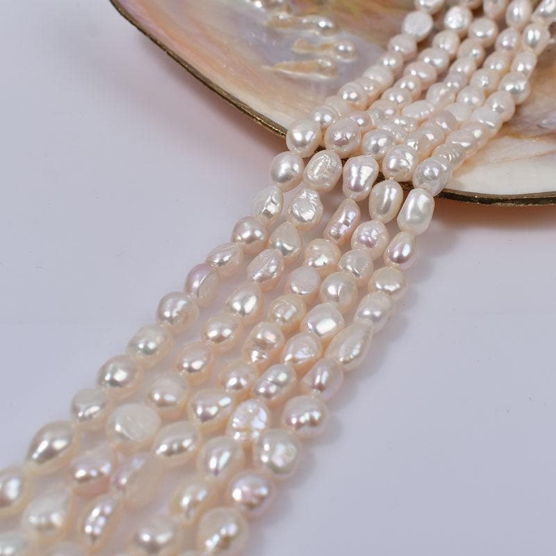 3A 3-12mm Oval Nugget Freshwater Pearls