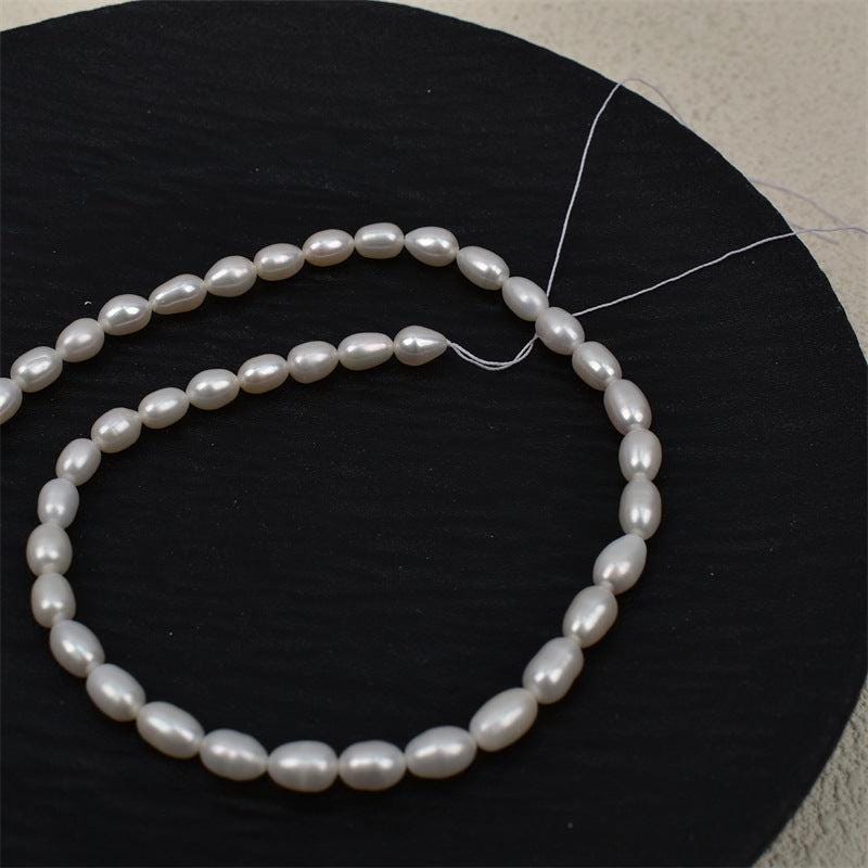 3A 2-9mm Natural freshwater rice pearls
