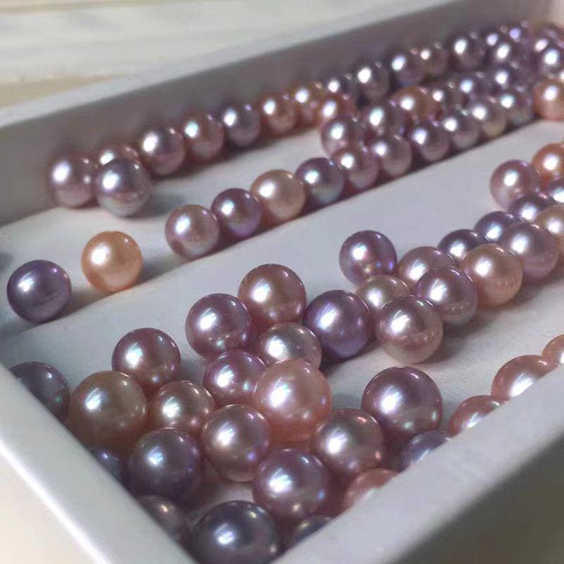 3A 7-13mm Freshwater Dark Purple Dark Pink Pearl