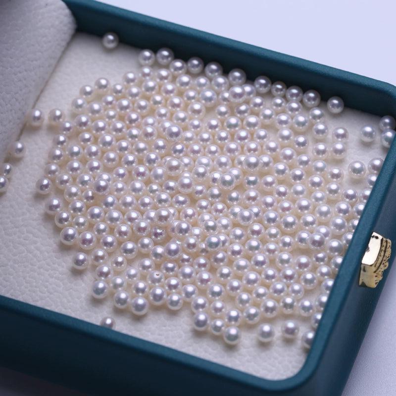 4A 1pc White Round 2-13mm Freshwater Pearls for DIY Jewelry Making and Wholesale