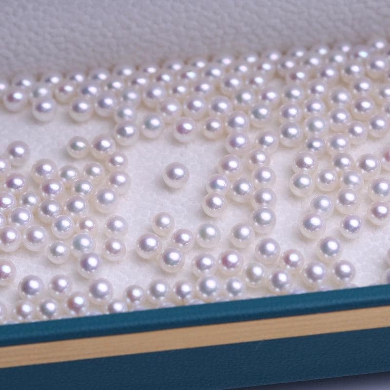 4A 1pc White Round 2-13mm Freshwater Pearls for DIY Jewelry Making and Wholesale