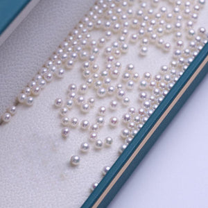 4A 1pc White Round 2-13mm Freshwater Pearls for DIY Jewelry Making and Wholesale