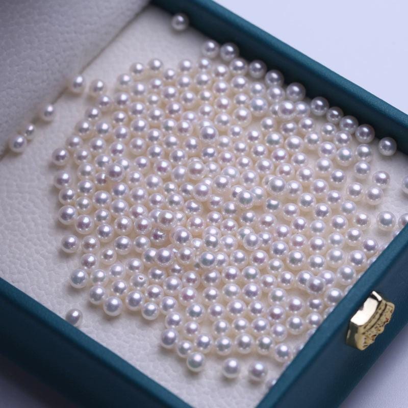 4A 1pc White Round 2-13mm Freshwater Pearls for DIY Jewelry Making and Wholesale