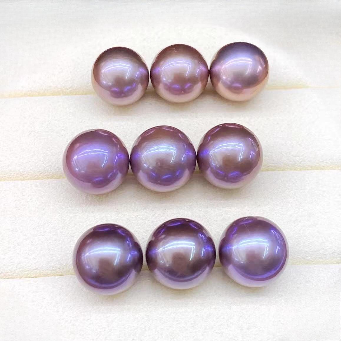 5A 1pc 7-13mm freshwater Pink Purplish pink pearls