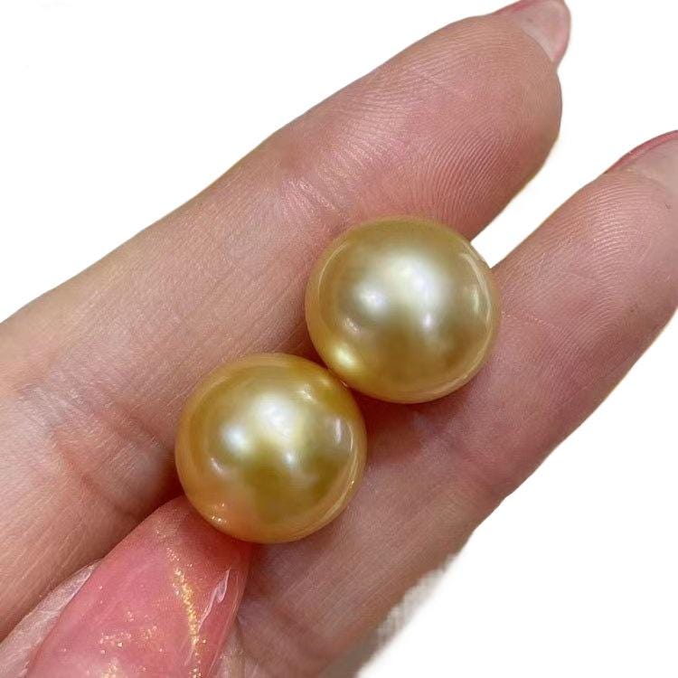 5A 1pc 7-13mm freshwater Dark gold pearls