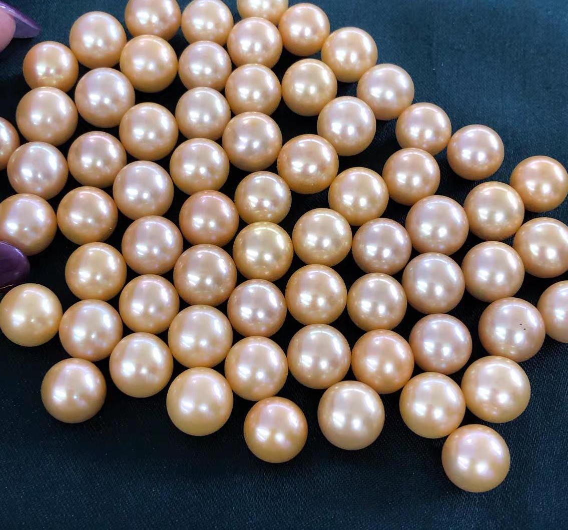 3A 1pc 3-13mm Light Gold Freshwater Pearl