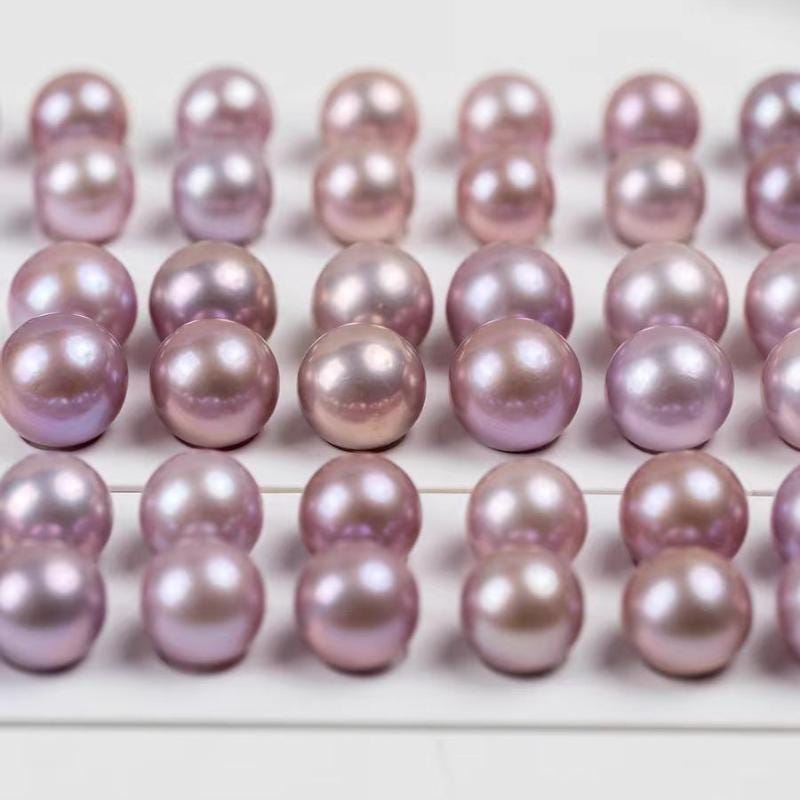 5A 1pc 7-13mm freshwater Pink Purplish pink pearls