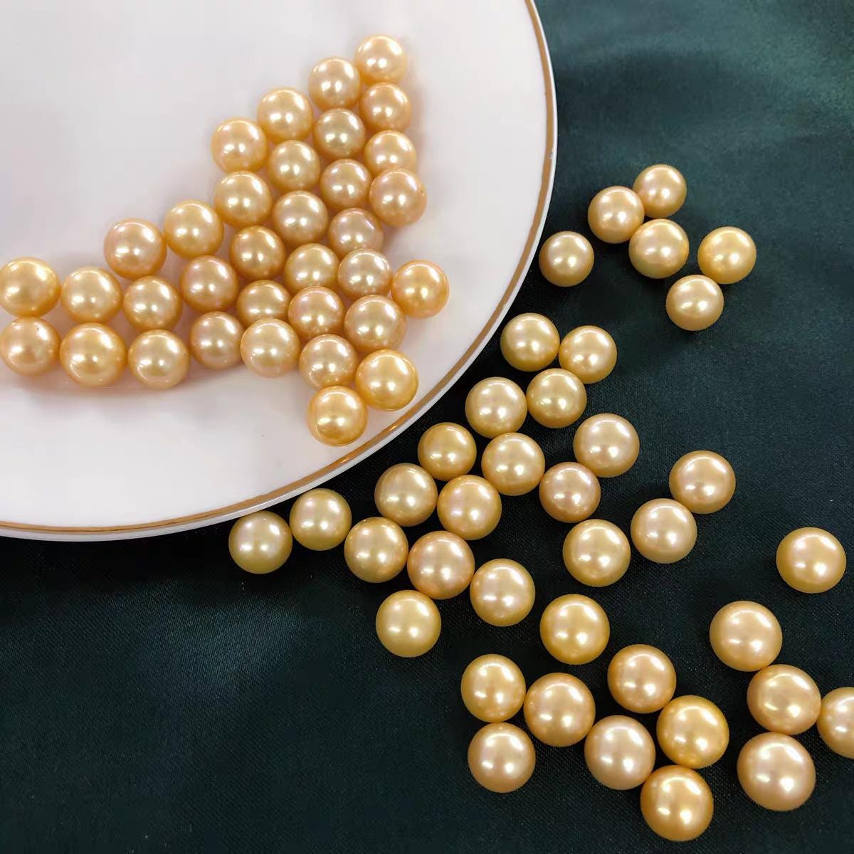 3A 1pc 3-13mm Light Gold Freshwater Pearl