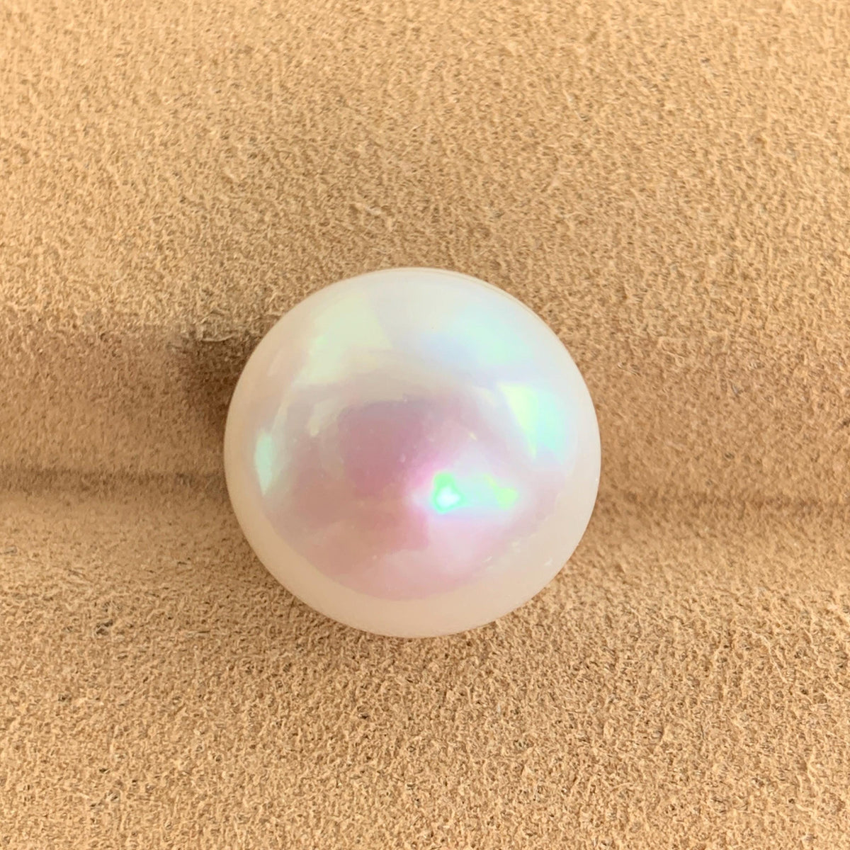 2A 1pc 12-13mm White Round Freshwater Pearl