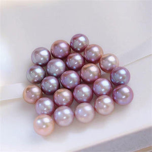 4A 1pc 7-13mm freshwater Pink Purplish pearls