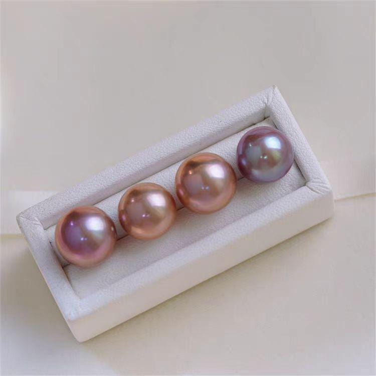 4A 1pc 7-13mm freshwater Pink Purplish pearls