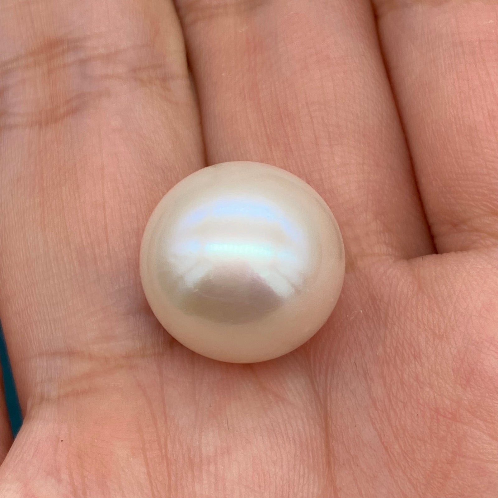 4A 1pc 13,14,15mm White Round Freshwater Pearl
